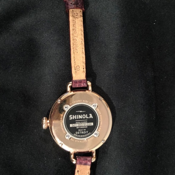 Shinola Birdy Rose Gold w/extra straps - Picture 8 of 8